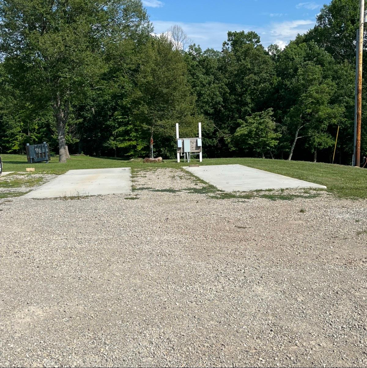 RV sites at JM Enterprise in Albany, Ohio